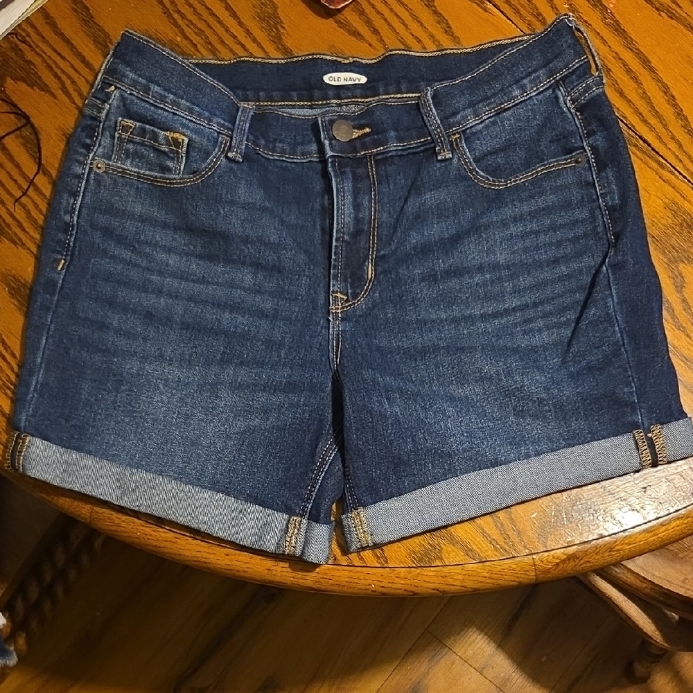 Old Navy Women's Dark Blue Jean Shorts